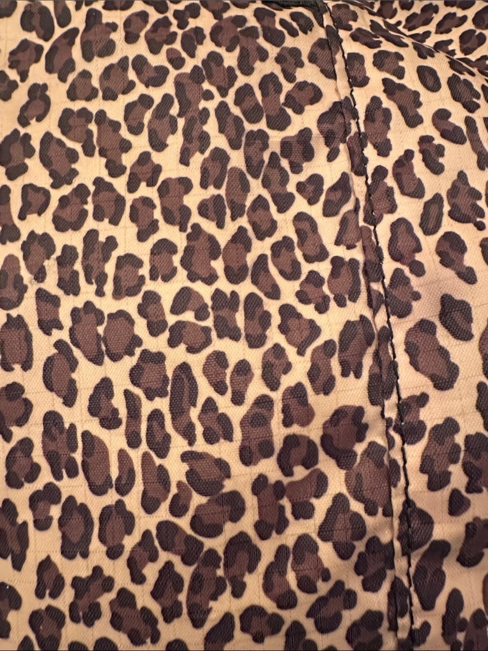 LE SPORTSAC VINTAGE Y2K CHEETAH PRINT XL TOTE NYLON WASHABLE W/ ZIP POCKET - Picture 7 of 7